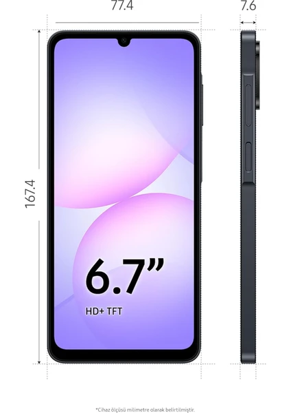 Samsung Galaxy A07 / 128GB - 4GB RAM (Samsung Türkiye Garantili) - Görsel 3