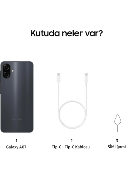 Samsung Galaxy A07 / 128GB - 4GB RAM (Samsung Türkiye Garantili) - Görsel 4