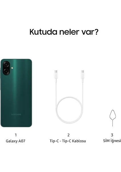 Samsung Galaxy A07 / 128GB - 4GB RAM (Samsung Türkiye Garantili) - Görsel 8